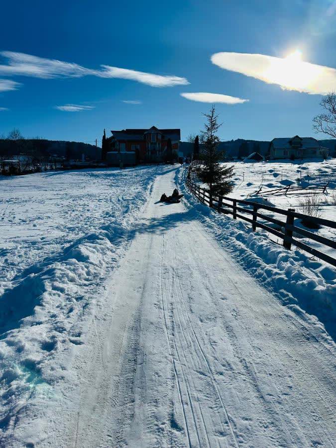 Drumul de iarnă, bun de săniuș